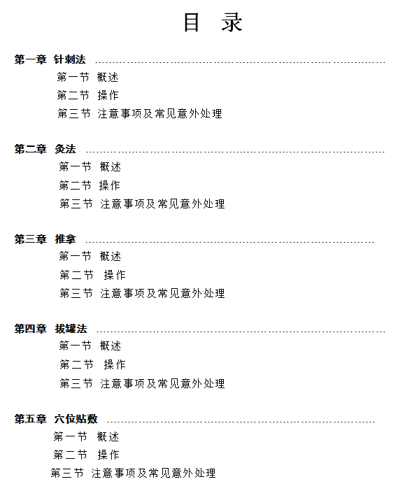 中醫(yī)適宜技術(shù)操作規(guī)范